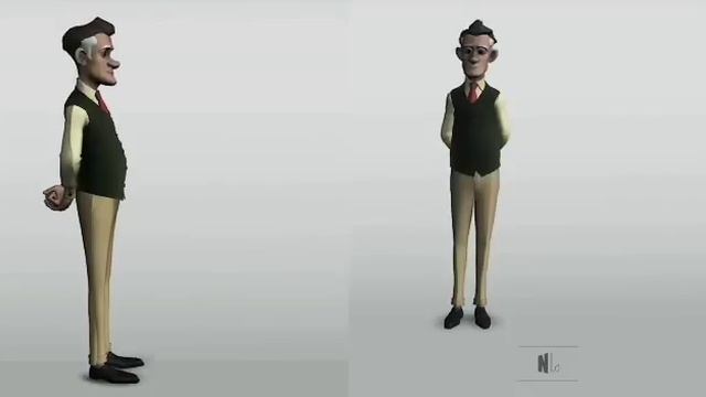 Walk | maya | start to stop | ianimate.net | weight assignment | animation | 3D смотреть онлайн