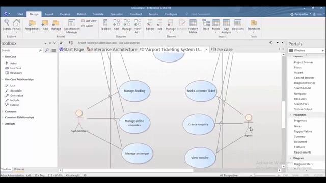 How To Create Use Case Diagram In Enterprise Architect 15.2- Computerize Voice