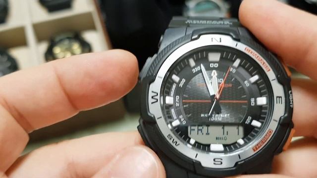 Casio SGW 500h acertando a hora смотреть онлайн