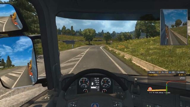 Поездка №1 в euro truck simulator 2 смотреть онлайн