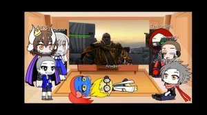 реакция персонажей на warhammer(мышич) /2