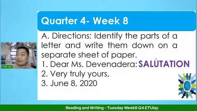 Reading and Writing - Tuesday Week8 Q4 ETUlay смотреть онлайн