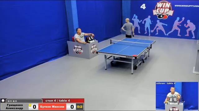 12:30 Грищенко Александр 1-3 Бутков Максим стол 4 ЮГ-1 09.07.2020 смотреть онлайн