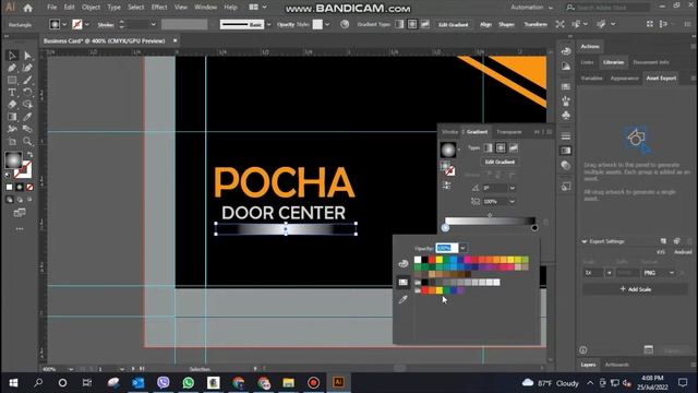 How To Make Corporate Business Card Design Adobe Illustrator cc Bestartdi смотреть онлайн