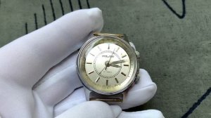 Collectible watch POLJOT 18 jewels with alarm function made in USSR/POLET SIGNAL 2612 1 MChZ Kirova