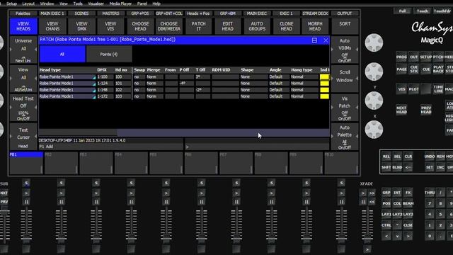 Chamsys MagicQ. Patch, Setup, DMX I/O смотреть онлайн