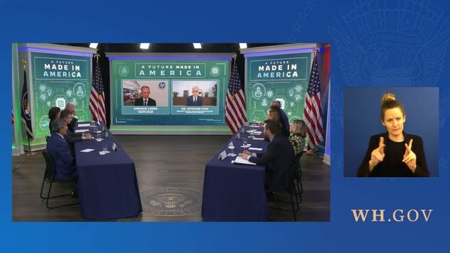 President Biden Meets with CEOs and Governors in Support of the Bipartisan Innovation Act смотреть онлайн