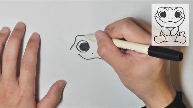 How to draw Bruni Frozen character смотреть онлайн