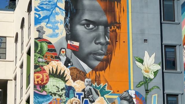 Marilyn Monroe Sidney Poitier Art Mural Hollywood & Vine Los Angeles California USA December 1, 202 смотреть онлайн