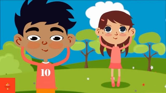 Head Shoulders Knees And Toes Nursery Rhyme And Baby Song For Kids | Kids Angel