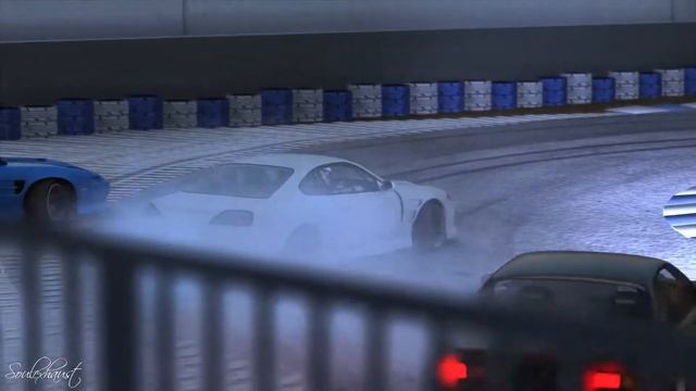 Unscripted unintentional drift overtake in public lobby - Assetto Corsa Drifting смотреть онлайн
