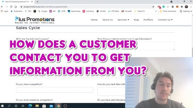 Know About Our Sales & Marketing Business Process Questionnaire смотреть онлайн