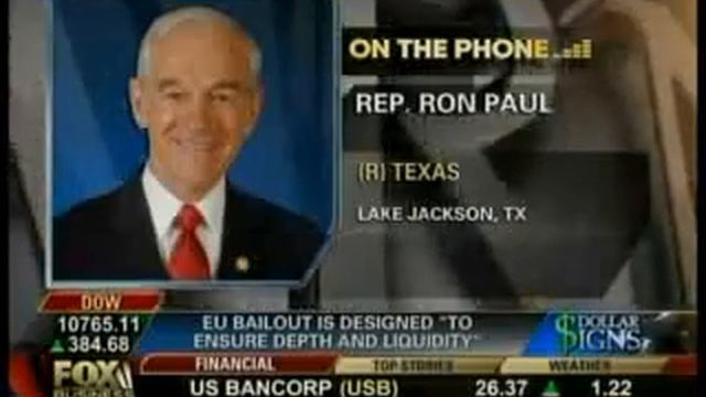 Dr. Ron Paul on Fox Business ~ A Trillion Dollar Bailout for Greece смотреть онлайн