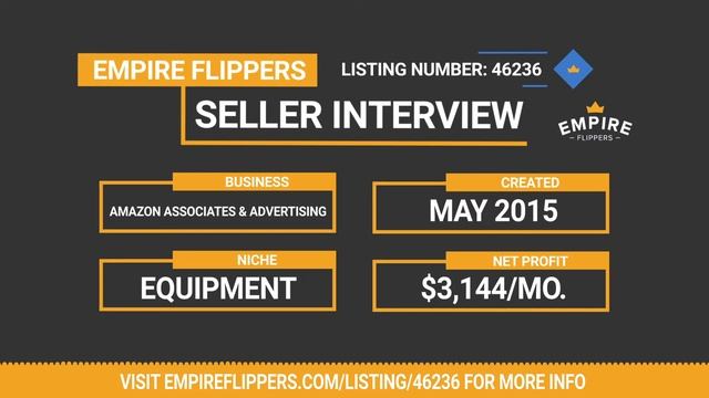 Online Business For Sale - $3.1K/month in the Equipment Niche смотреть онлайн