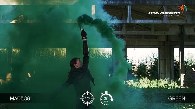 MA0509 Green Цветной дым 1,75" зеленый смотреть онлайн