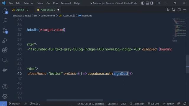 Supabase with React Application - User Authentication смотреть онлайн