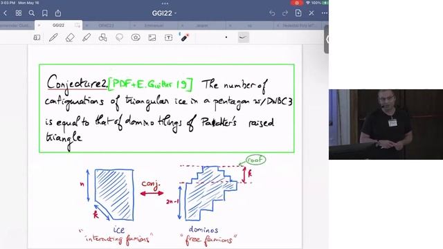 Philippe Di Francesco: "Triangular Ice: Combinatorics and Limit Shapes" смотреть онлайн