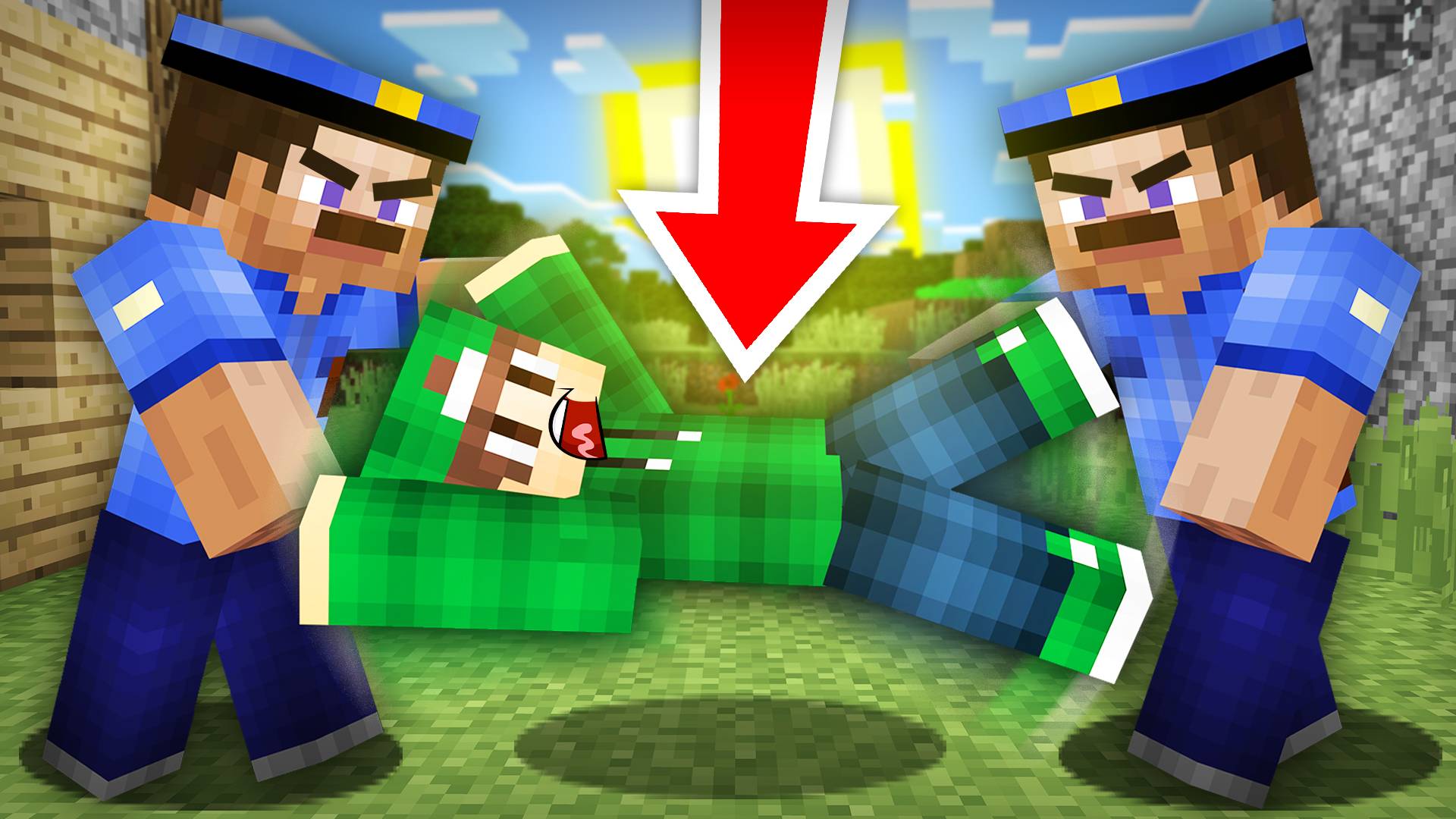 ЧТО ЭТИ ПОЛИЦЕЙСКИЕ СЕБЕ ПОЗВОЛЯЮТ В МАЙНКРАФТ | Риколит Minecraft смотреть онлайн