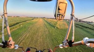 Посадка и взлет на паратрайке без остановки