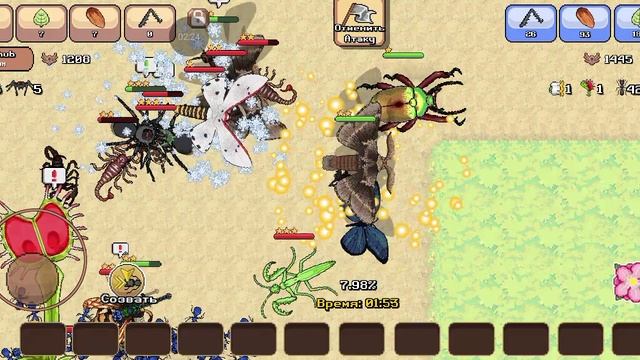 играем вместе в игру Pocket Ants 🐜