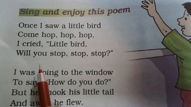 Once I saw a Little Bird class1 unit 4 English Ncert KVS translate English to Hindi by Radhamam смотреть онлайн