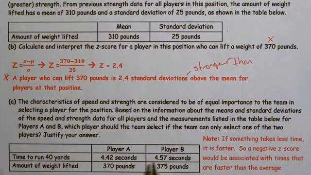 08 Z Score FRQ 2001 Question 1 Pg 113