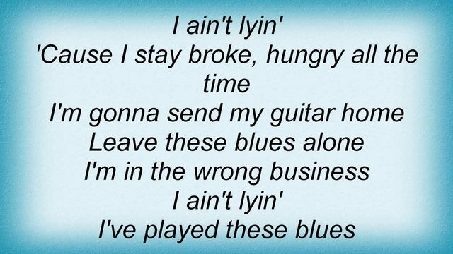 B.B. King - I'm In The Wrong Business Lyrics смотреть онлайн