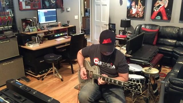 ESP LTD EC1000 SS (w/ Dimarzio Titans) with EVH 5150 50 watt & Keeley Cure OD Boost смотреть онлайн