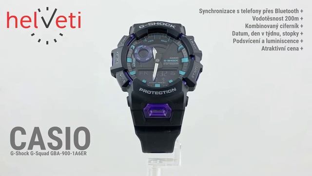 Casio G-Shock G Squad GBA-900-1A6ER смотреть онлайн