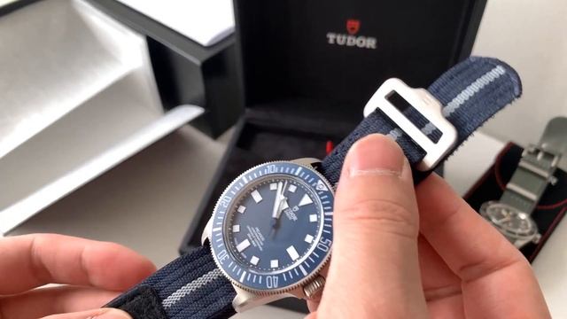 Tudor Pelagos FXD MN22 Unboxing (my First Blue Watch)