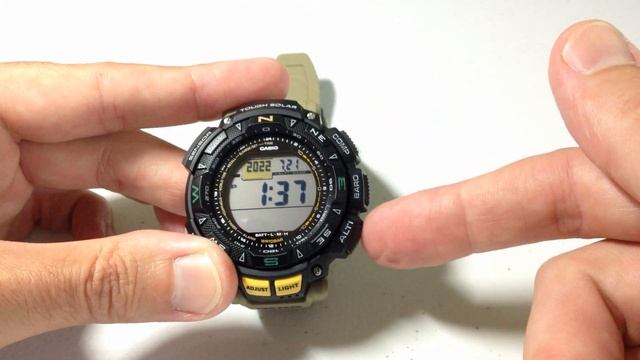 Casio PRG-240 | Time Setting