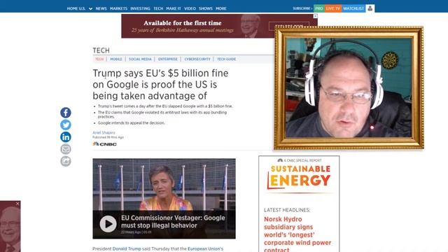 The European Union Sues Google For $5 Billion? || Shep Rambles s01e31 смотреть онлайн