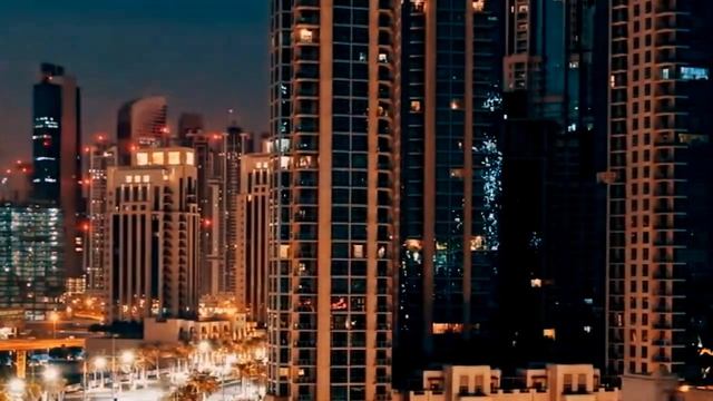 4K DUBAI NIGHT VIEW INCREDIBLE TIME LAPSE - United Arab Emirates Drone Night Tour -UHD 4KHD