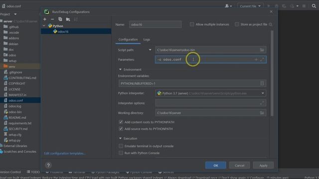 How to Configure/ Setup ODOO in PyCharm Windows 10/11 - 2023 смотреть онлайн