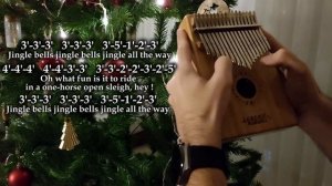 JİNGLE BELLS KALİMBA NOTALARI - Kalimba Cover - Kolay Parça