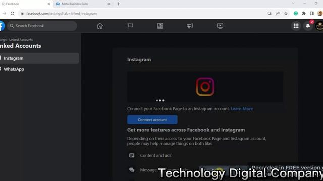 Facebook And Instagram Account Connect Meta Business смотреть онлайн