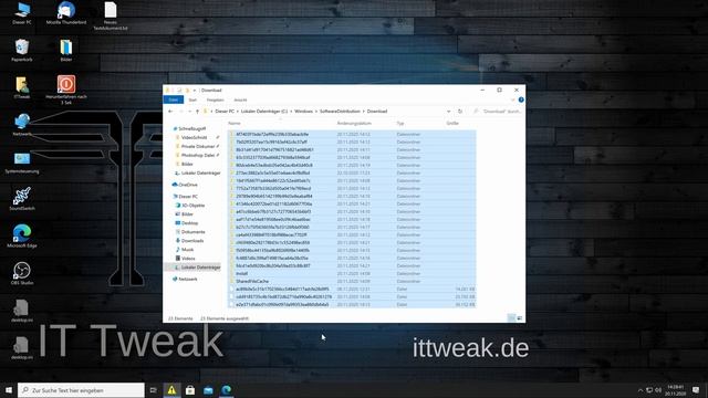Windows 10 - Update Cache löschen um Speicherplatz freizugeben oder fehlerhafte downloads zu lösche смотреть онлайн