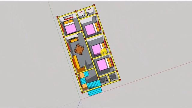 Modern Home | 3D Modelling | 20 x 40 | 4 Marla Plan | 800 Sft | Ghar Ka Naksha смотреть онлайн