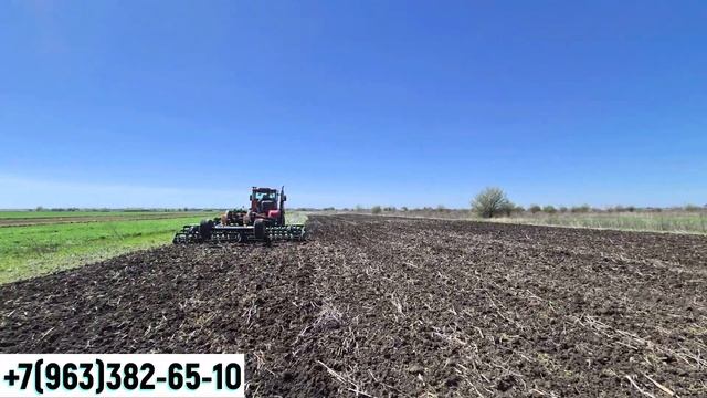 Работа дисковая борона  Carbon D6000 .