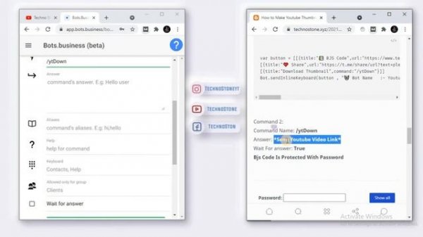 How To Make Own YouTube Thumbnail Downloader Telegram Bot With Bots.Business
