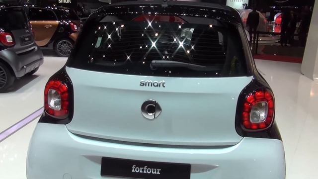 Smart Forfour 66 kW Twinamic White (2016) Exterior and Interior смотреть онлайн