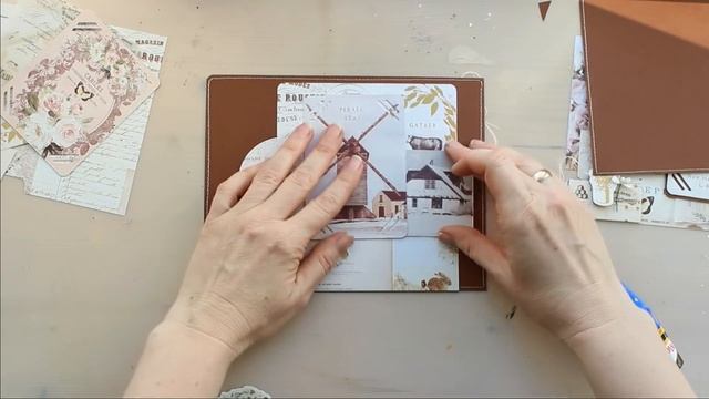Mini-album process //My Creative Scrapbook May Kit смотреть онлайн