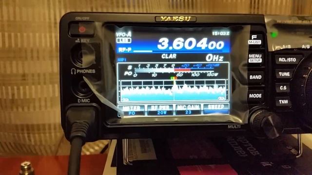Первое включение YAESU FT-991A смотреть онлайн