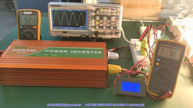 2000W Pure Sine Wave Inverter Test смотреть онлайн
