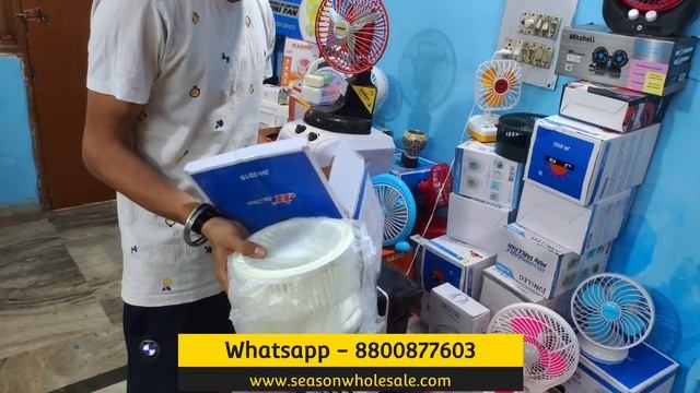 बिना बिजली के भी 7-8 घंटे चलने वाला fan Only - 80 /- Rs || Rechargeable fan manufacturer смотреть онлайн