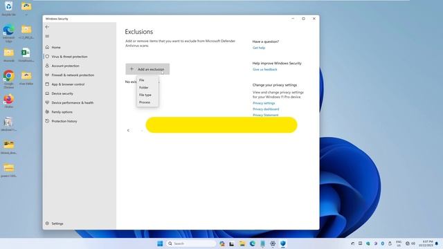 How To Add or Remove Exclusions to Windows Security In Windows 11 смотреть онлайн