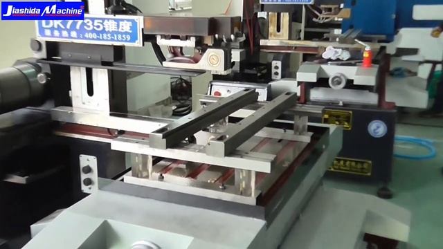 DK7735 wire cutting machine installation and commissioning demonstration смотреть онлайн