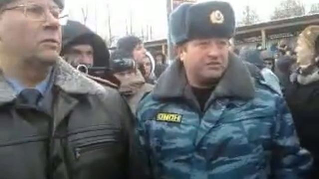 Милиция на Акции Памяти Егора Свиридова смотреть онлайн