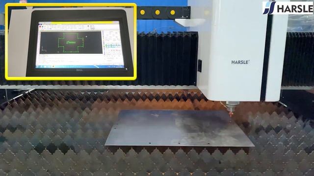 HARSLE 1000W-3015 CNC Fiber Laser Cutting Machine with IPG Laser source, 1KW Metal laser cutting смотреть онлайн