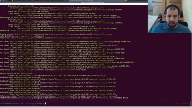 Solidity/Ethereum Smart Contract Audit using Slither - Blockchain Security #4 смотреть онлайн